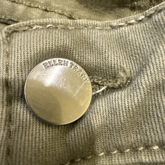 Women's Ellen Tracy Jeans Refined Mid Rise Skinny Size 6 Olive Green - Picture 5 of 10